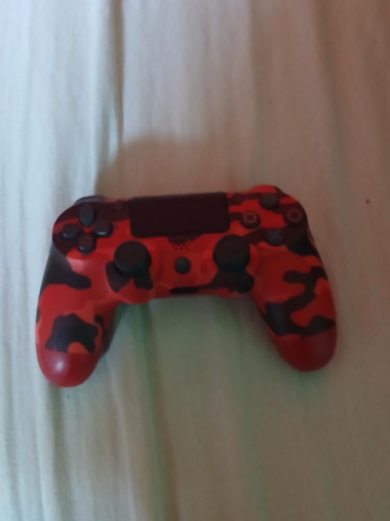 PS4 DualShock v2 Camo rouge, Enlèvement ou Envoi, Contrôleur