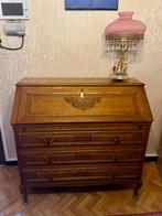 Massief eiken secretaire– Louis XVstijl Vintage schrijftafel, Antiek en Kunst, Ophalen