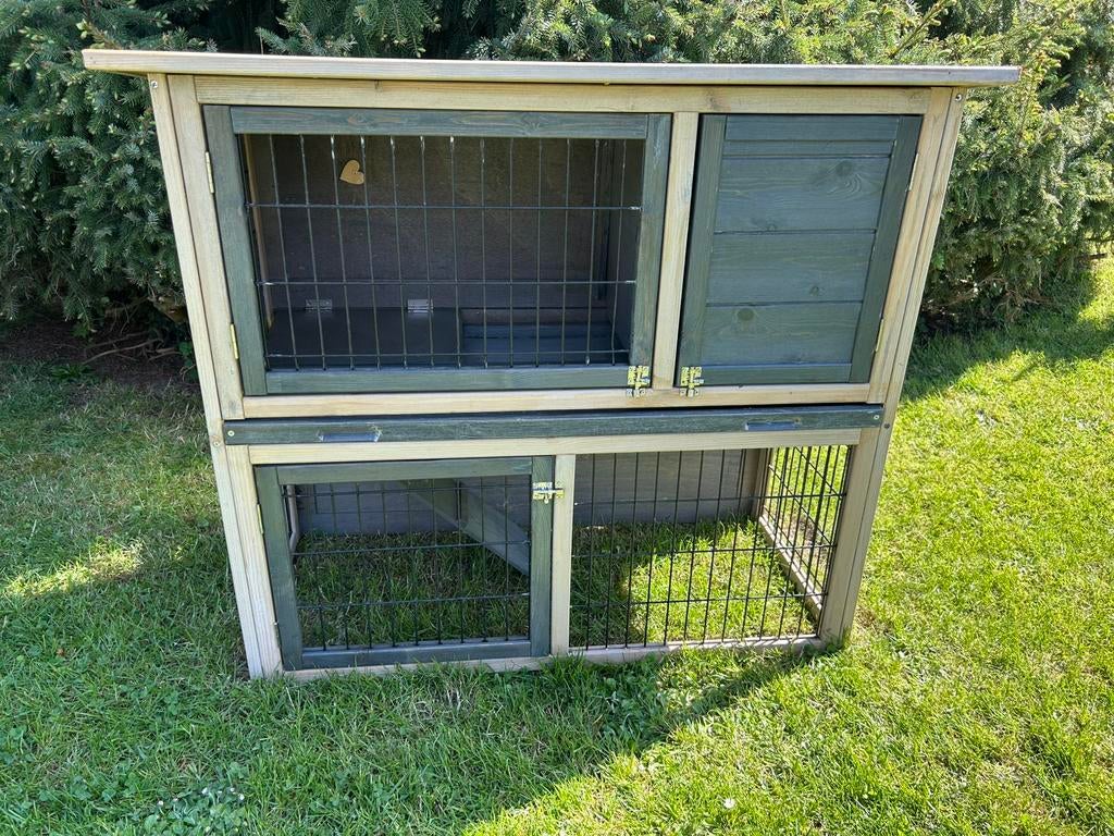 Clpier/cage en bois pour lapins, Animaux & Accessoires, Neuf, 75 à 110 cm, Cage, Enlèvement