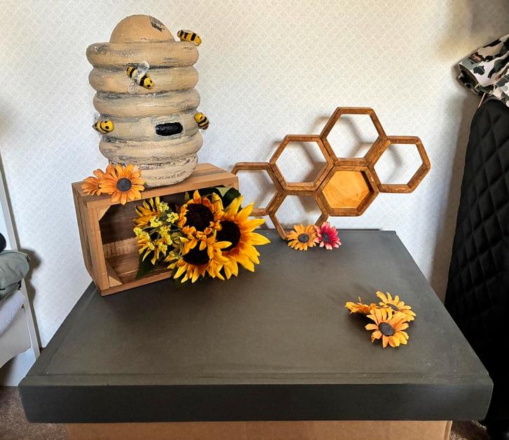 Presentatie Doopsuiker thema Bijen te huur/te koop, Kinderen en Baby's, Kraamcadeaus en Geboorteborden, Nieuw, Ophalen