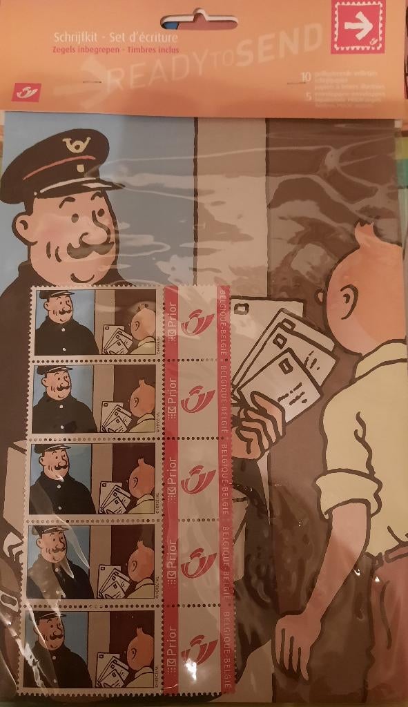 postzegels kuifje, zegelfris, Ophalen, Zonder stempel, Postfris, Postfris