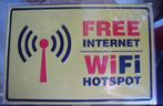wifi hotspot - reklame metaal -, Enlèvement ou Envoi