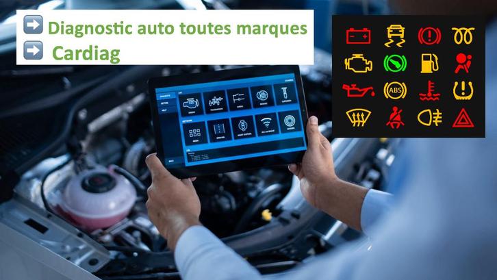 Diagnostic autos professionnel toutes marques, Autos : Divers, Outils de voiture, Comme neuf, Enlèvement ou Envoi