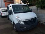 Opel movano kipper 3zijde airco 6place, Auto's, Bestelwagens en Lichte vracht, Stof, Zwart, Wit, Bedrijf