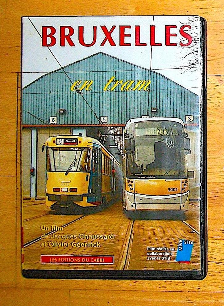 DVD Bruxelles en Tram - STIB, Collections, Trains & Trams, Comme neuf, Tram, Enlèvement ou Envoi