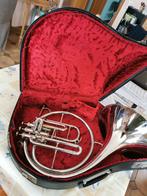 Wallhoorn bes  MAHILLON BRUSSELS, Muziek en Instrumenten, Ophalen of Verzenden, Gebruikt, Bes-hoorn, Met koffer