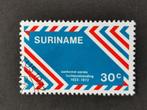 Suriname 1972 - 50 jaar luchtpost in Suriname, Postzegels en Munten, Ophalen of Verzenden, Gestempeld