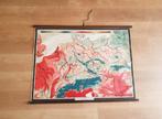 Zeldzame vintage schoolkaart Hermann Haack Justus Perthes, Ophalen