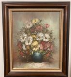 Schilderij op doek met bloemenboeket, Ophalen