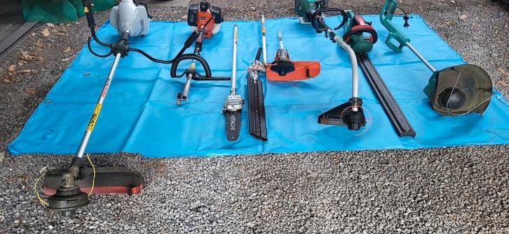 Bosmaaier, kantsnijder, heggenschaar, takkenzaag, Tuin en Terras, Bosmaaiers, Ophalen