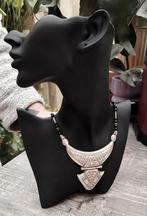 Prachtige en grote sterling zilveren Touareg ketting, Ophalen of Verzenden, Zo goed als nieuw, Zilver, Zilver