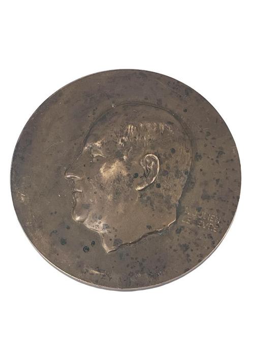 Bronzen medaille — Hommage aan dokter H. Brabant 1952-1975, Postzegels en Munten, Penningen en Medailles, Brons, Ophalen of Verzenden