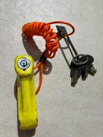 Schijremslot + 3 sleutels, Motoren, Accessoires | Sloten, Ophalen of Verzenden