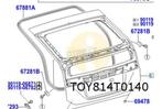 Toyota Prius achterklep (6/09-9/21) (te spuiten) Origineel!, Nieuw, Achterklep, Ophalen of Verzenden, Achter