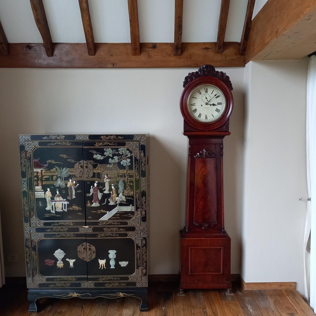 antieken  staande  klok, Antiek en Kunst, Ophalen
