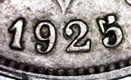 Variété 10 cts 1925 NL Belgique double date (2 sud), Timbres & Monnaies, Monnaies | Belgique, Monnaie en vrac, Métal, Envoi