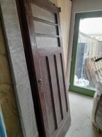 2 antieke deuren - jaren 30, Doe-het-zelf en Bouw, 80 tot 100 cm, Gebruikt, Ophalen of Verzenden, Glas