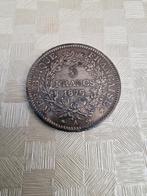 Zilveren munt 5 franc 1876, Ophalen of Verzenden, Frankrijk
