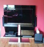 Tv-meubel met tv en thuisbioscoop, Huis en Inrichting, Kasten |Televisiemeubels, Ophalen, Gebruikt, 100 tot 150 cm, 100 tot 150 cm
