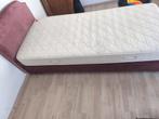 Antieke fluwelen tweepersoonsbedden met matras, Ophalen, Gebruikt, Overige kleuren, Tweepersoons