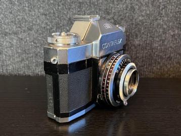  Contaflex Zeiss Ikon + Pantar 45mm f2,8 lens beschikbaar voor biedingen