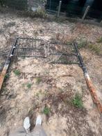 Zwarte poort, Tuin en Terras, Ophalen, Gebruikt, IJzer, Sierhekwerk