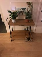 Serveerwagen bar trolley mid century, Ophalen, Gebruikt