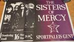 Affiche "Sisters of Mercy" - Sportpalies Gent 1991 - Origine, Muziek en Instrumenten, Overige Muziek en Instrumenten, Ophalen