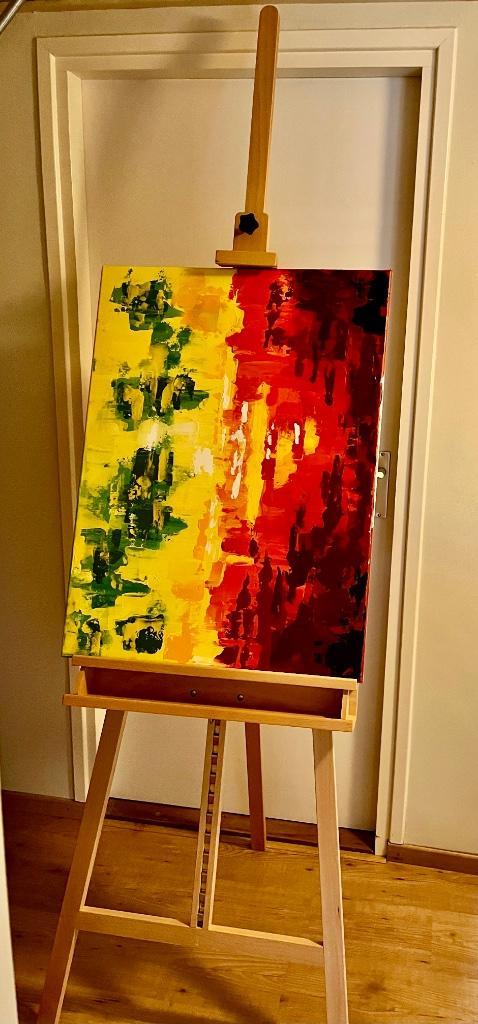 Nieuwe profi schildersezel | Grote verstelbare atelier ezel, Hobby en Vrije tijd, Schilderen, Nieuw, Ezel, Ophalen