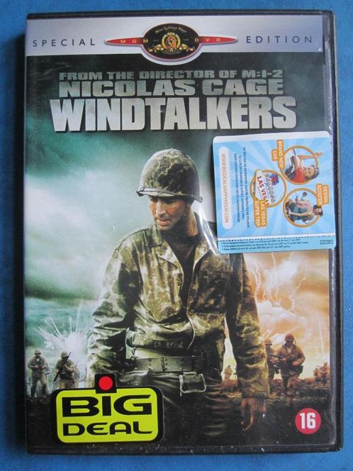 Windtalkers (2002), Cd's en Dvd's, Dvd's | Actie, Zo goed als nieuw, Oorlog, Vanaf 16 jaar, Ophalen of Verzenden