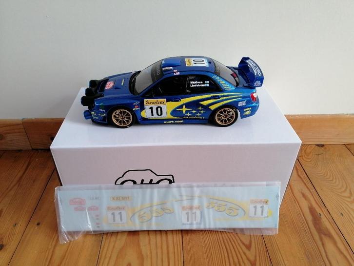 1/18 Ottomobile Subaru Impreza WRC Monte Carlo + extra decal, Hobby en Vrije tijd, Modelauto's | 1:18, Zo goed als nieuw, Auto
