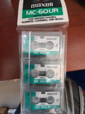 Maxell 2 x3 nieuwe mc voor antwoordapp. Prijs is per pakje  beschikbaar voor biedingen
