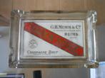 Glazen asbak reclame champagne G.H.MUMM & C Reims, Verzamelen, Ophalen of Verzenden
