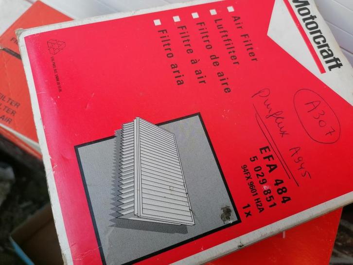 Ford Fiesta mk3 xr2 luchtfilter 2*, Auto-onderdelen, Filters, Ford, Nieuw, Ophalen of Verzenden