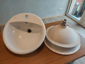 2 lavabo´s Ideal Standart wit  -  GRATIS beschikbaar voor biedingen