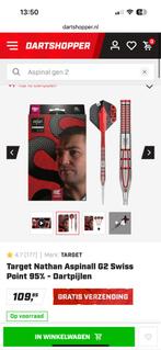 Target Aspinall Gen2 dart pijlen 22gr. Nieuw in de doos!, Sport en Fitness, Darts, Ophalen, Nieuw, Pijlen