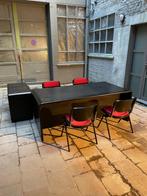 EBL Bureau + Dactylotafel + set 4 stoelen Castelli-Vertebra
