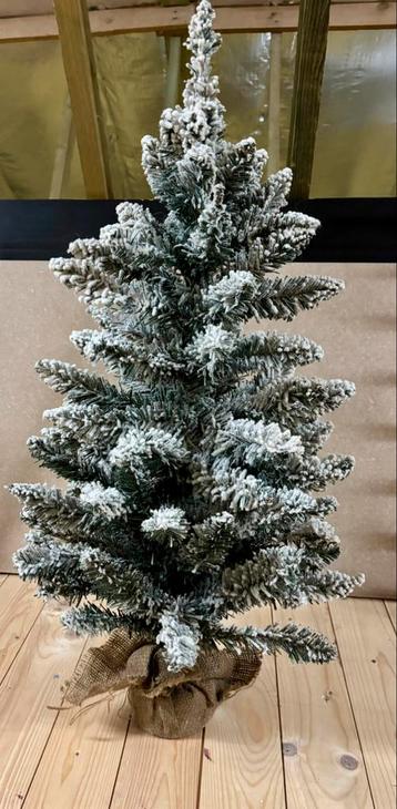 Sapin de Noël enneigé 100 cm beschikbaar voor biedingen