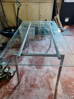 Glass desk, Huis en Inrichting, Bureaus, Ophalen, Gebruikt, Bureau