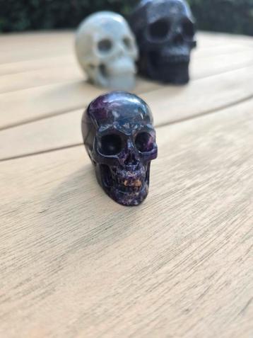 Fluorite ,New Royal Dumortierite, Lava schedels beschikbaar voor biedingen