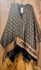 Poncho omslagdoek Fendi bruin zwart nieuw, Kleding | Dames, Ophalen of Verzenden, Nieuw, Bruin