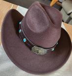 Cowboyhoed Bull 'S Head Lederen Band (Nieuw), Vêtements | Femmes, Chapeaux & Casquettes, Chapeau, Enlèvement ou Envoi, 56 ou 57 cm (M, 7 ou 7⅛ pouces)