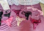 SET STRINGS OF SLIPJES maat 40 of 42, Kleding | Dames, Verzenden