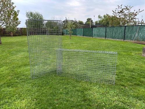 Steenkorven met bijhorende keien, Tuin en Terras, Grind, Keien en Split, Gebruikt, Ophalen