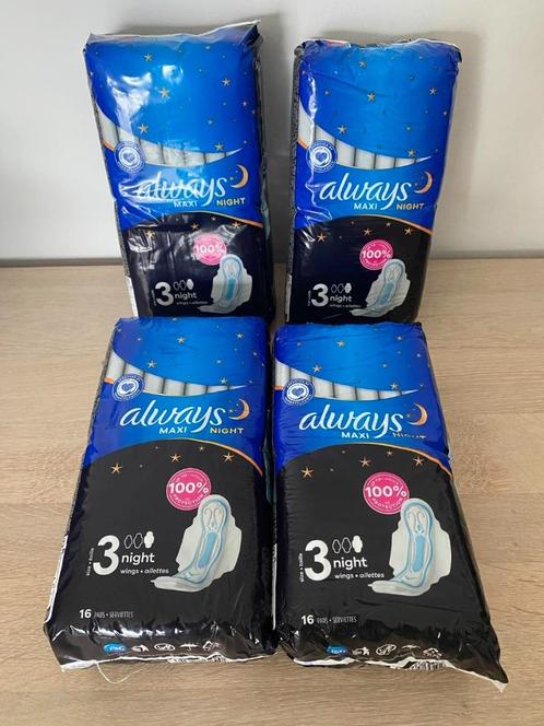 4 stuks Always Maxi night, Diversen, Verpleegmiddelen, Nieuw, Ophalen of Verzenden