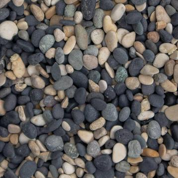 Natural blend pebbles antraciet beige tuin pad oprit deco beschikbaar voor biedingen