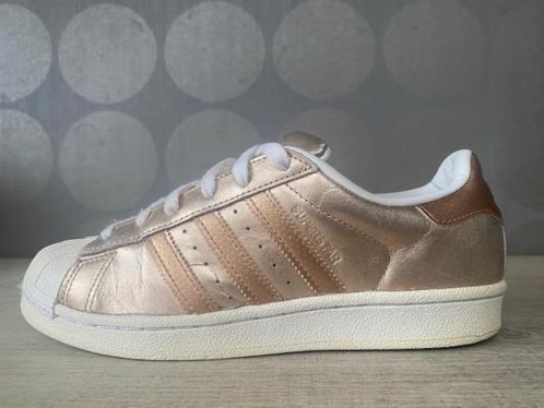 ADIDAS ORIGINALS Superstar sneakers rosé metallic maat 371/3, Kleding | Dames, Schoenen, Gedragen, Sneakers, Overige kleuren, Ophalen of Verzenden