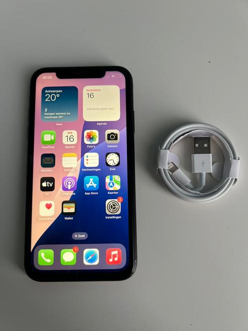 iPhone Xr 64GB Zwart | Batterij 81% | Goede Staat, Telecommunicatie, Mobiele telefoons | Apple iPhone, Zo goed als nieuw, 64 GB