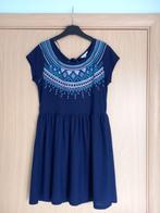 Blauw kleedje Springfield maat S, Blauw, Ophalen of Verzenden, Maat 36 (S), Gedragen