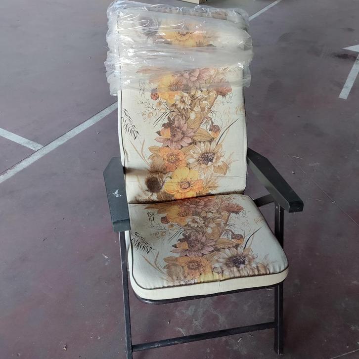 TUINZETEL, Tuin en Terras, Tuinstoelen, Zo goed als nieuw, Metaal, Inklapbaar, Verstelbaar, Ophalen